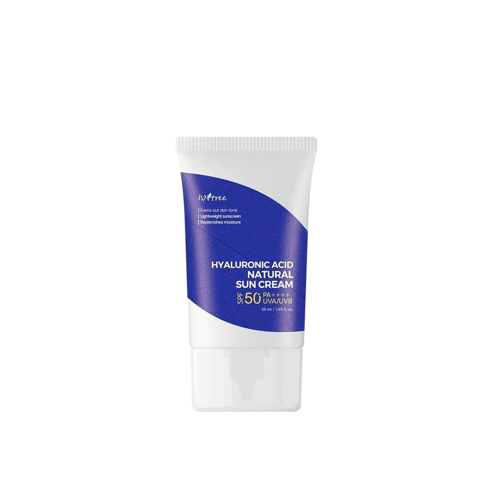 isntree-hyaluronic-acid-natural-sun-cream-spf50-50ml.jpg Isntree Hyaluronic Acid Natural Sun Cream Sunscreen SPF50+ 50ml - Image 1