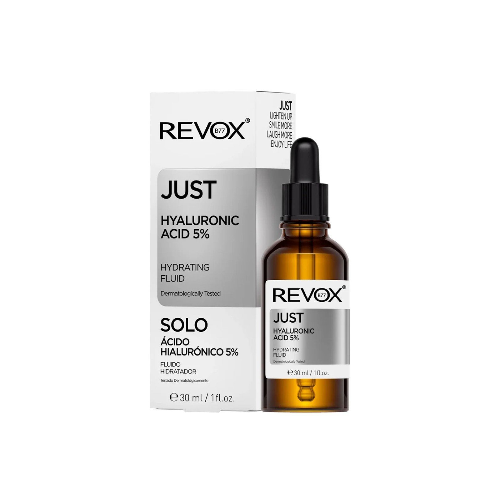 revox-b77-just-hyaluronic-acid-5-hydrating-fluid-30ml_.jpg Revox B77 Just Hyaluronic Acid 5% Hydrating Fluid 30ml (1floz) - Image 1